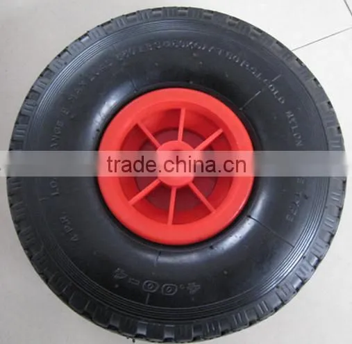 High Quality Manufacturer 400 4 Wheel Barrow Tyre Pneumatic Wheel Tyre 4.00-4 photo-2