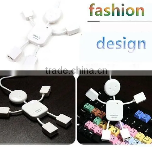 J212 EXW Price Four USB Distributor USB 2.0 Humanoid HUB Usb Splitter Wholesale photo-3