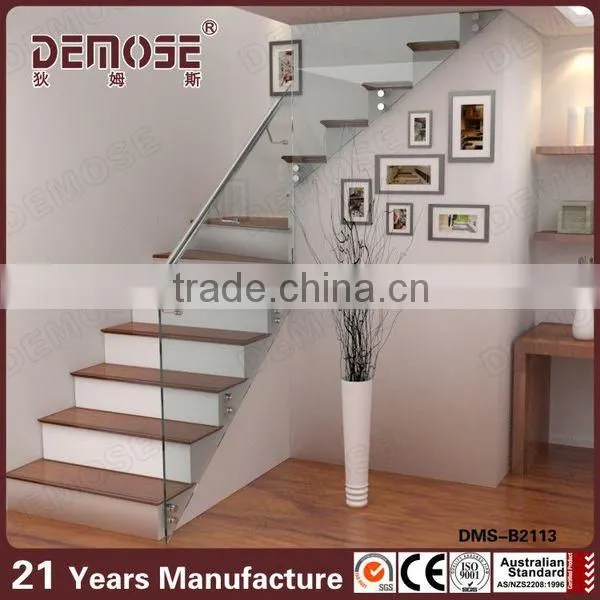 Glass Railing Tempered Clear Glass Balustrade Stair Handrail
