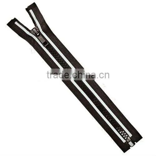 Plastic Zipper With Reflective Film