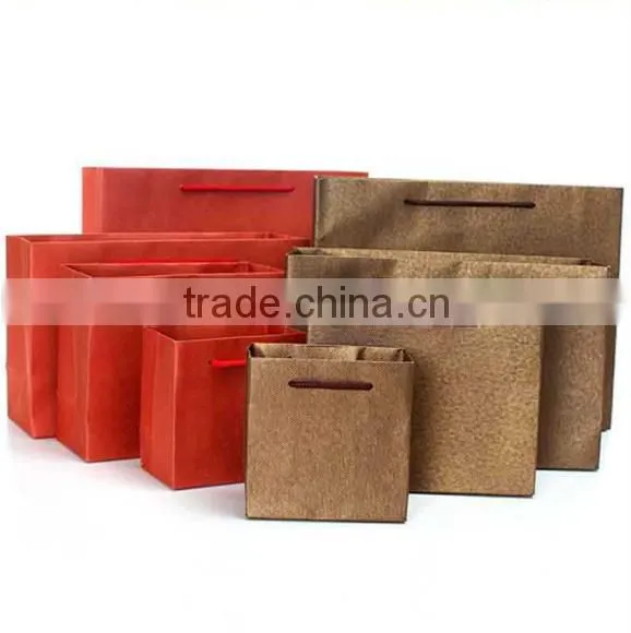 Cheap Wholsale Recycle Craft Brown Paper Kraft Bag/Packaging Kraft Paper Bag photo-2