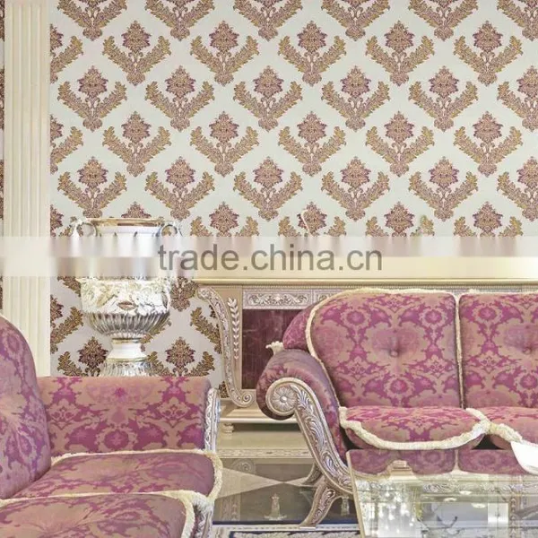 Non-crack Jacquard Textile Wallpaper photo-2
