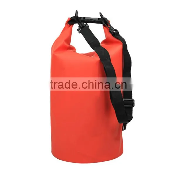 Outdoor 5L 10L 15L 20L 30L 40L 500D PVC Tarpaulin Waterproof Dry Bag With Strap photo-2