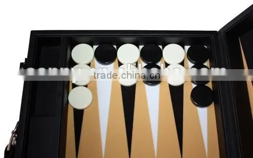 Professional Custom Antique Leather Backgammon Set And Backgammon Board photo-3