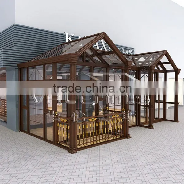 Pop up Elegant Design Aluminum Alloy Glass House Sunroom photo-2