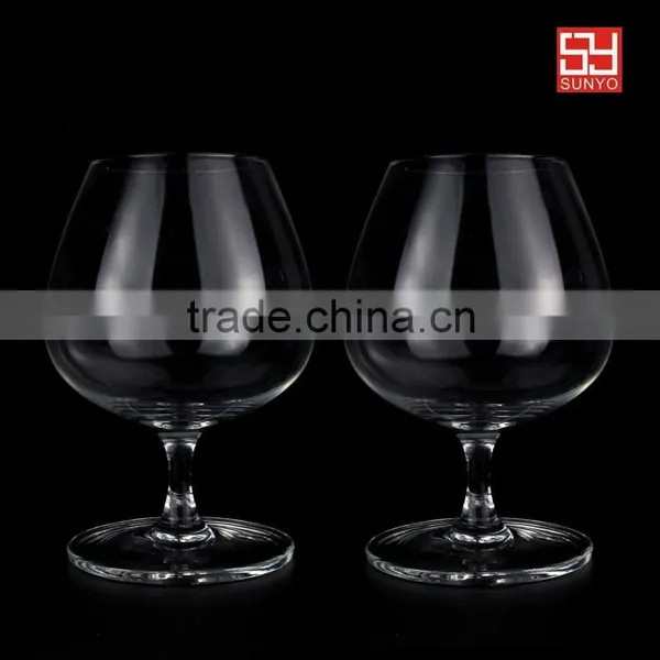 In stocks 4-Piece Brandy Warmer Gift Set handblown crystal manufacture wedding decor