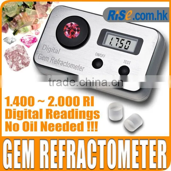 Gemology Gemstone 1.4~2.0 RI Gemological Diamond Jewel Digital Gem Refractometer