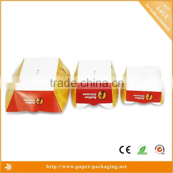 White Cardboard Custom Fried Chicken Box photo-2