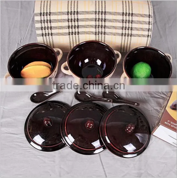 Mini Casserole Ceramic Bowl HY1672302 photo-3