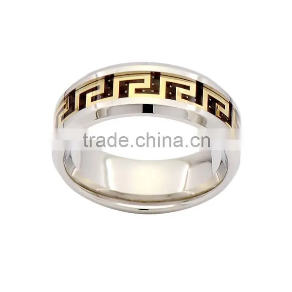Trendy Titanium Steel Ring for Men,custom Titanium Silver Jewelry photo-3