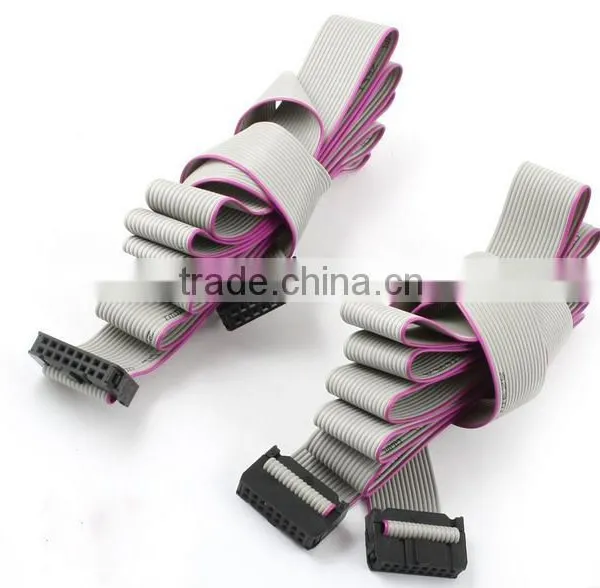 20cm Gray 16-pin Female to Female Breadboard Jumper Wires Ribbon Cable photo-3