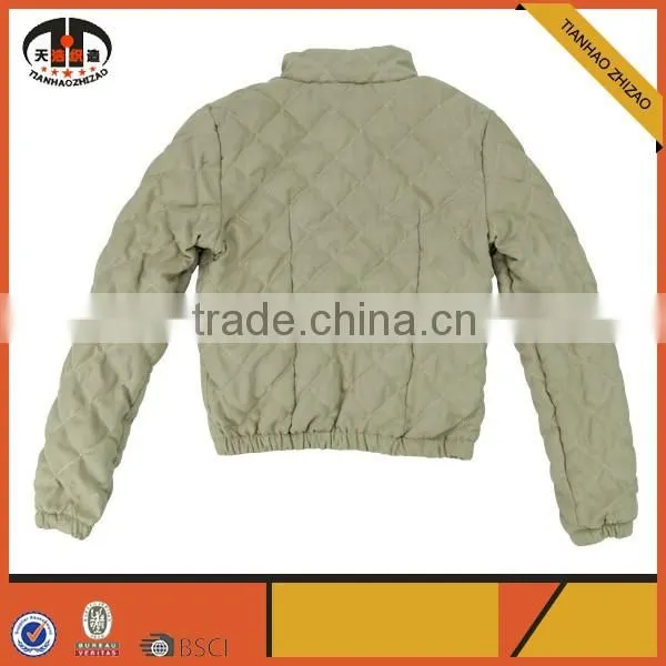 Fashion White Lady Coat Women Winter Jacket With Zip Closure photo-2