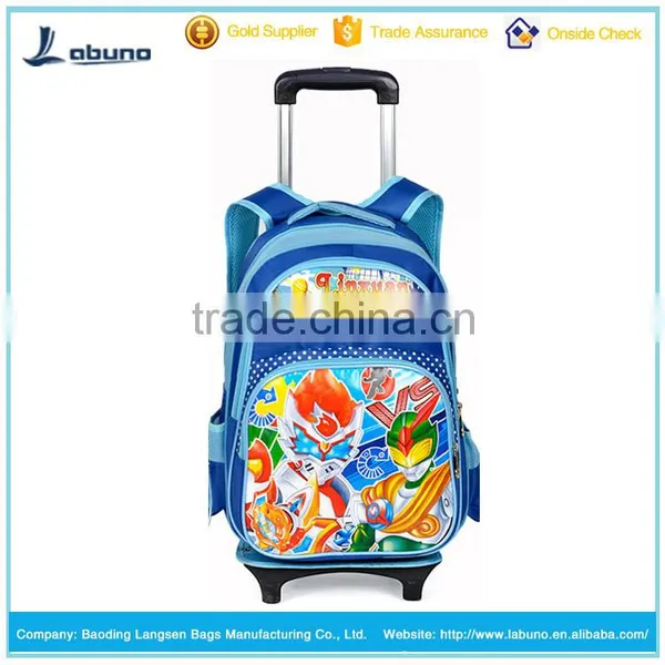Chinese New Design Kids School Bag With Wheels for Girls Trolley Bag for School Most Popular photo-3