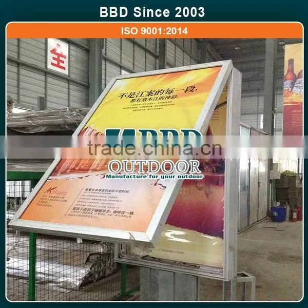 City Advertising Aluminium Outdoor Street System Scrolling Light Box photo-3