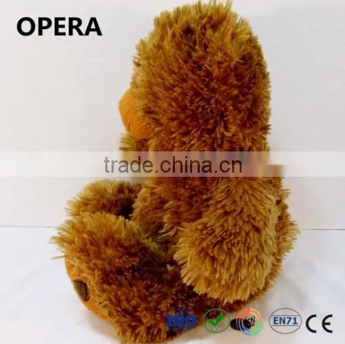 Newly Develop Promotional Golden Teddy Bear Buy Plush Fabric