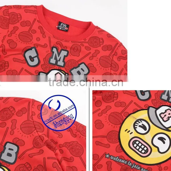 Custom 100% Fleece Polyester Men Full Printed Hoodie Sweatshirts photo-4