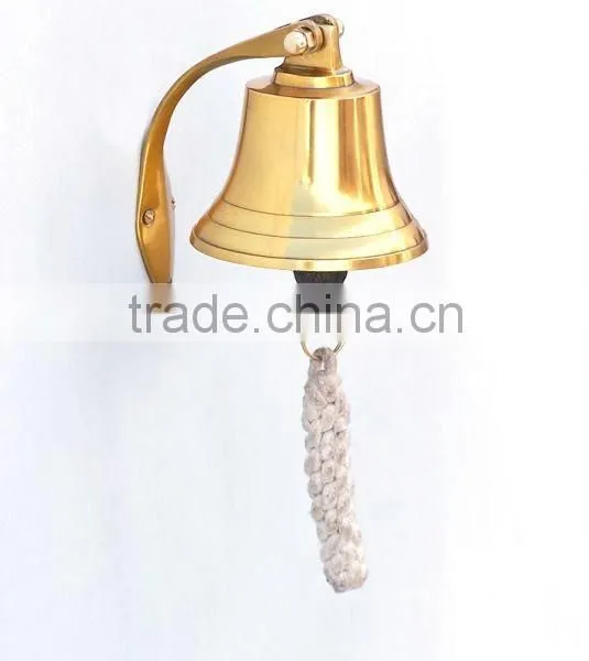 Brass Plated Hanging Ship's Bell / Decorative Ship Bells NBB 0012 photo-3