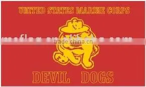 Marine Devil Dogs Flag