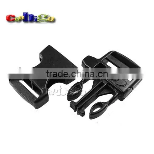 Black Emergency Survival Whistle Buckles For Paracord Bracelets #FLC007-A/B photo-6