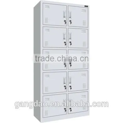 Made in China Knock Down Furniture Steel Wardrobe photo-3