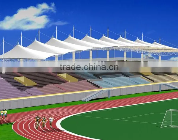 New Style Environmental Football Sports Stand Architecture Membrane Structure PVDF photo-2