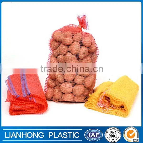 Raschel Packing Bag Fruit and Vegetable Mesh Bag , HDPE Orange Raschel Knitted Net,wholesale Factory PE Raschel Mesh Bag photo-4