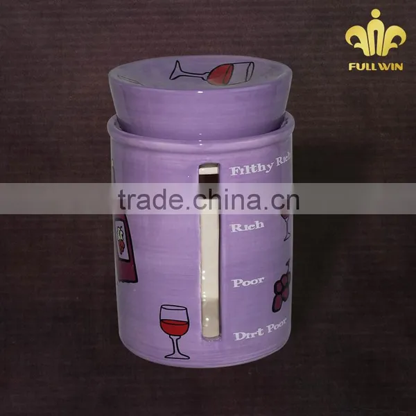 Colorful Cheap Ceramic Tin Coin Bank photo-2