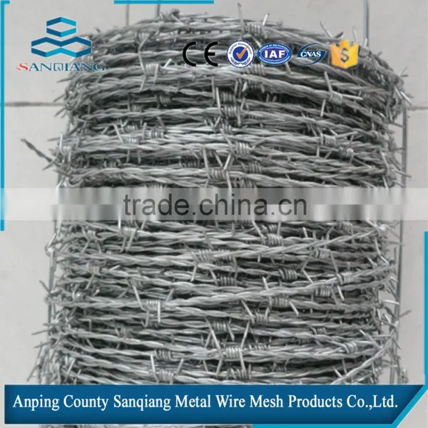 Anping Eco-friendly Barbed Galvanized Wire Fence photo-2