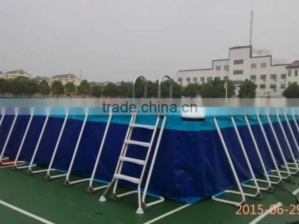 Metal Frame Ground Stand Paddle Inflatable Swimming Pool for CE Quality Choice photo-5