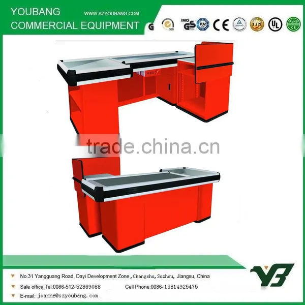 Supermarket Checkout Counter Equipment, Shop Cash Counter Quality Choice