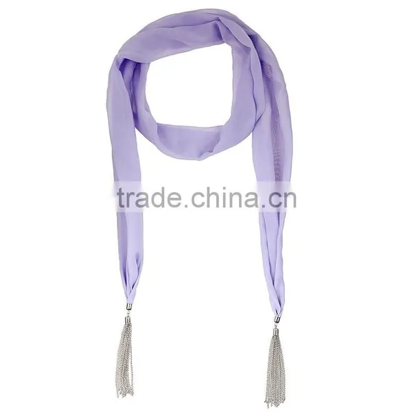 Wholesale Simple Rainbow Color Easy to Carry Soft Scarf photo-2