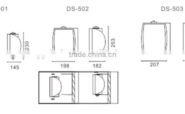 PA System Wall Mount Two Way Speaker photo-4