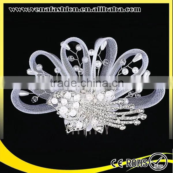Manufacturer Pearl Bridal Hair Comb, Wedding Hair Comb photo-4