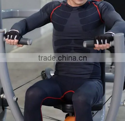 Men's Long Sleeve Sports Training Slim Breathable Quick-dry T-shirt photo-2
