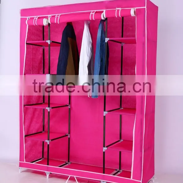 Non-woven Fabirc Outdoor Furniture Portable Wardrobe Bracket photo-5