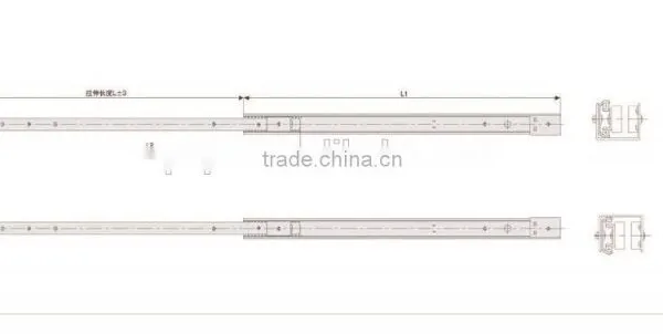 High Quality Drawer Slide Manufactory, 27mm Ball Bearing Drawer Slide, Roller Forming Machine of Ball Bearing Slide photo-2