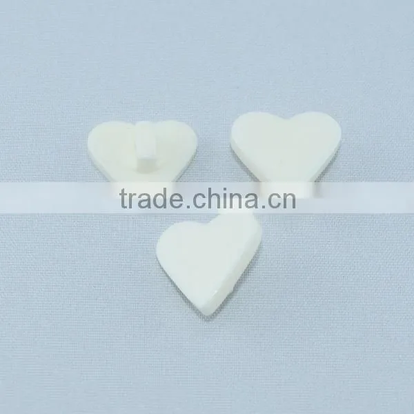 Heart Shape Buttons White Bulk Buttons photo-3