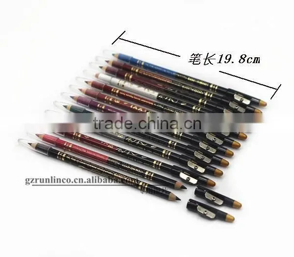 12pcs/lot Sharpener Long Lasting Waterproof Lip Liner Eyeliner Pencil Better Than Menow photo-3