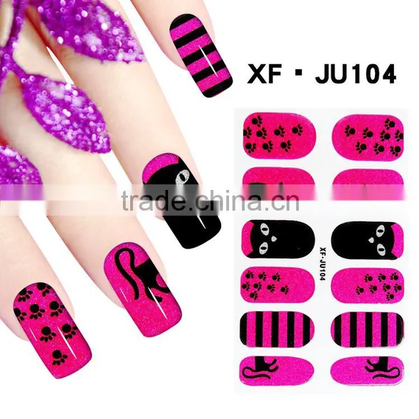 2016 New Arrival Water Transfer Nail Decals Nail Art Stickers Flower Design Nail Art Accessories photo-4