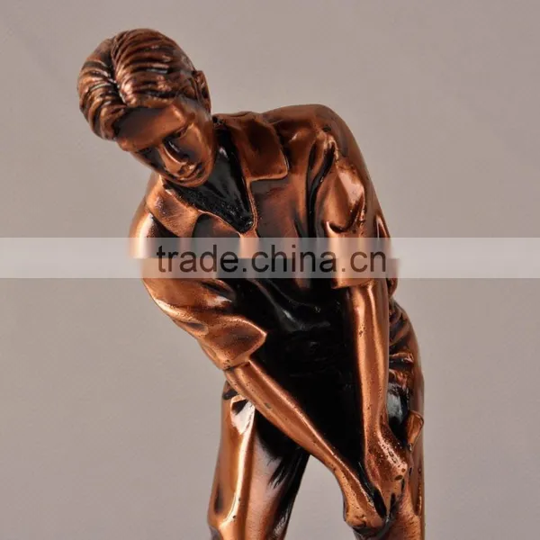 Sports Resin Figure Golf Man