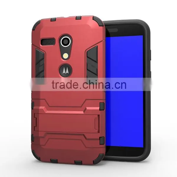 Wholesales Iron-Bear Rugged Hybrid Stand Shockproof Phone Case Cover For Motorola Moto G photo-5
