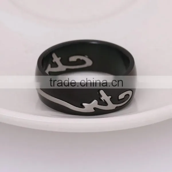 Wholesale Fashion Magic Pattern Stainless Steel Ring Men Fashion Jewelry photo-2