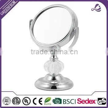 Small Size Fashion Makeup Aluminum Mirrors Jewelry Mirror Vanity Bathroom Mirror