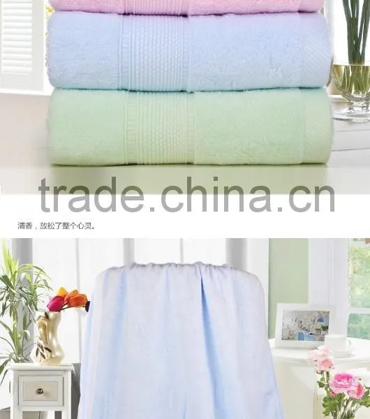 Bamboo Fiber Rayon Satin Bath Towel photo-5
