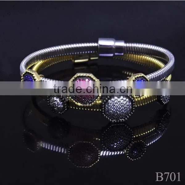 Charm Bracelet /spinel Mirco Pave Bracelet/925 Silver Bracelet photo-2