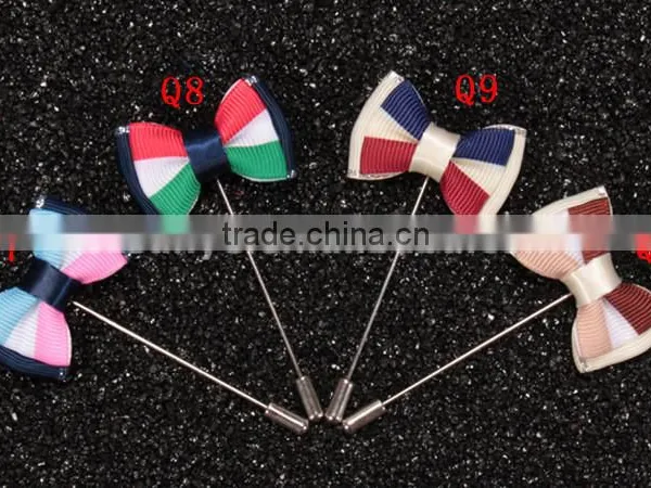 Custom Solid Color Mens Flower Lapel Ling Stitch Pin LAP057 photo-4