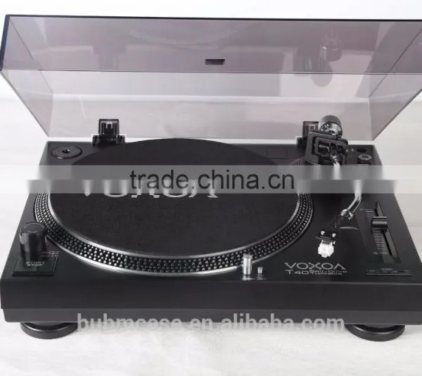 VOXOA T40 Music Hifi Turntable 2016 Audio LP 2 Speed Belt Drive USB REC Turntable photo-4