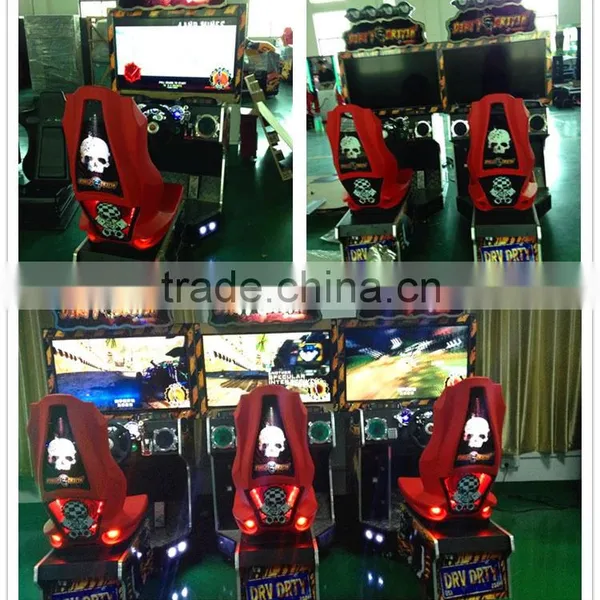 Coin Operated Arcade Machine Funny 3D Outrun 32LCD Simulator Arcade Racing Car Game Machine Play Free Car Games photo-6