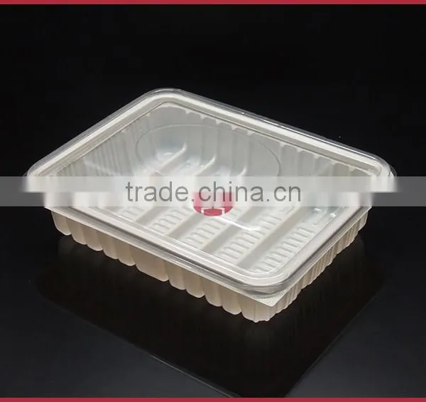 Custom APET Plastic Food Container With Lid Frozen Food Box Packaging XS-CYJ-001 photo-4
