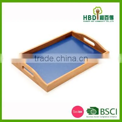 3 Pcs Fashion Bamboo Wooden Serving Tray for Sale photo-5